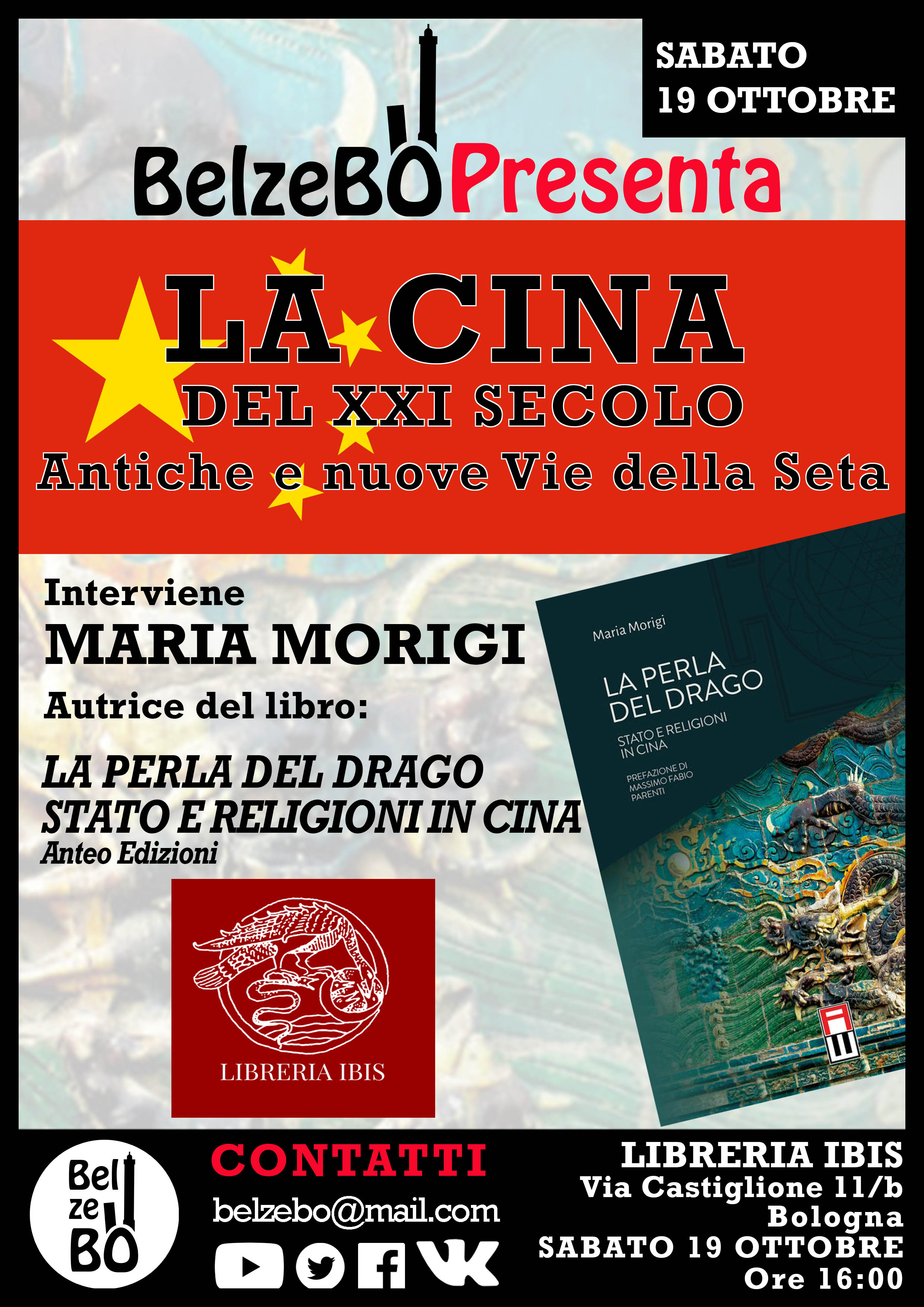 Risultati immagini per Cina del XXI secolo 19 ottobre,  a Bologna.
